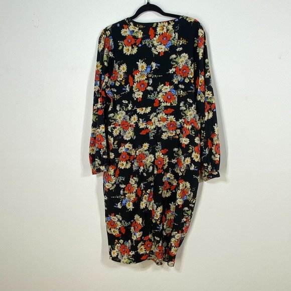 ASOS Curve Floral Midi Cocktail Dress - Picture 6 of 6